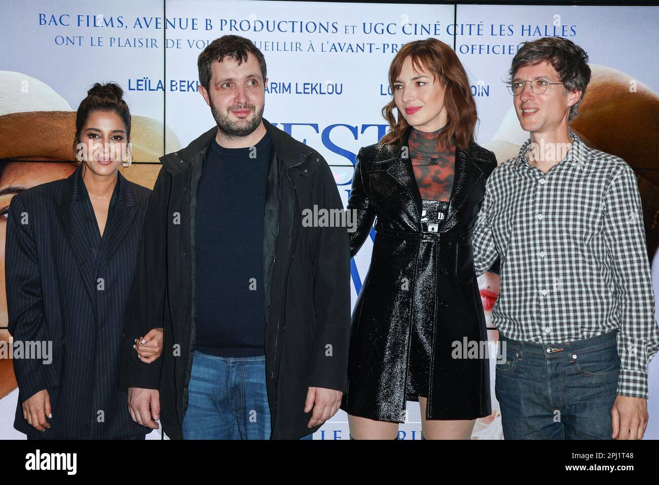 Paris, France. 30th Mar, 2023. Leila Bekhti, Karim Leklou, Louise