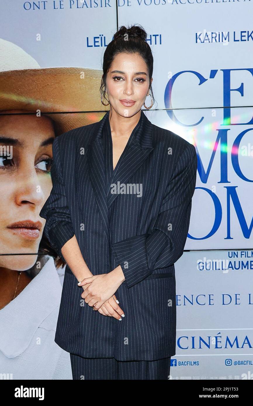 Paris, France. 30th Mar, 2023. Leila Bekhti attends 'C'est Mon Homme