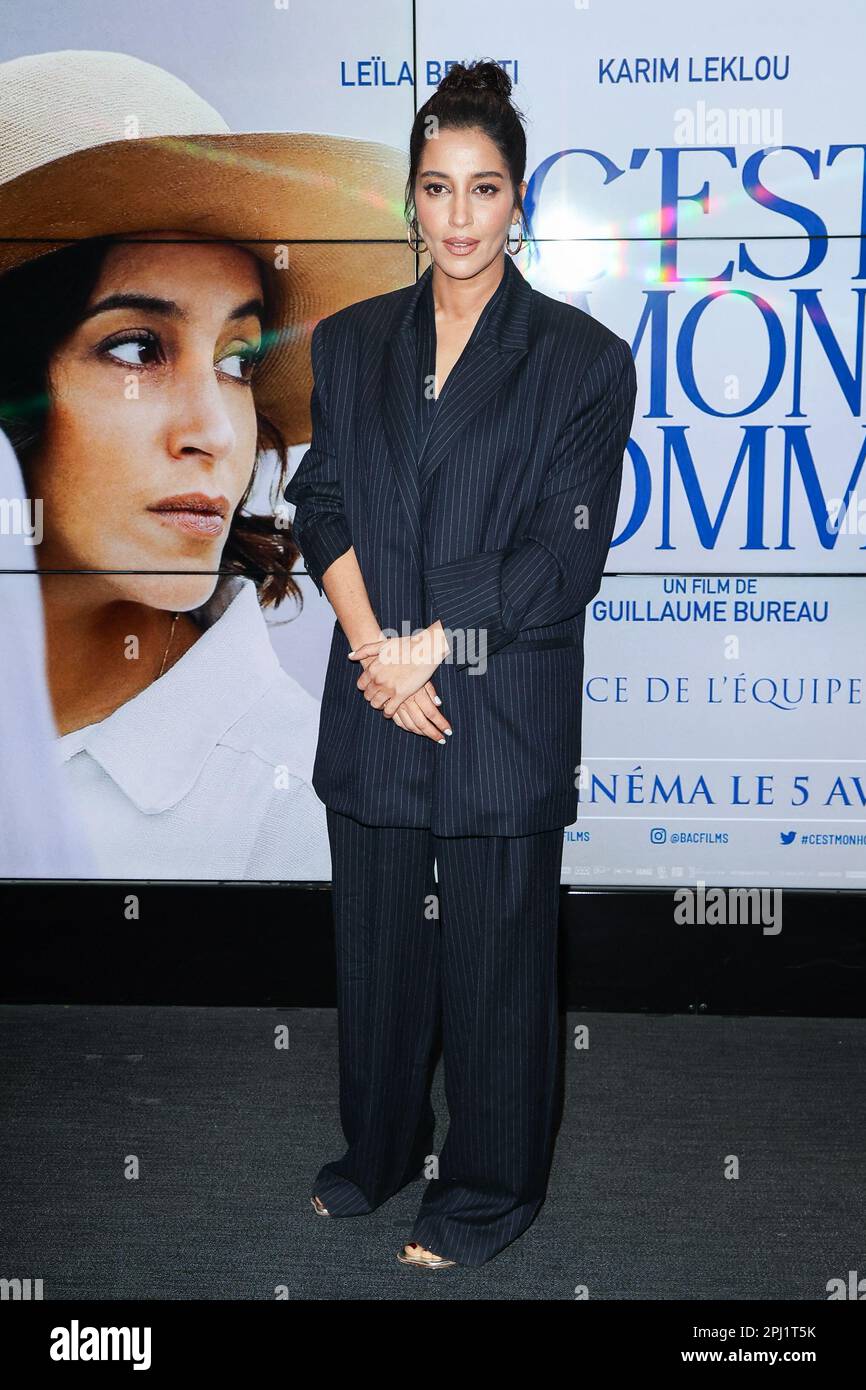 Paris, France. 30th Mar, 2023. Leila Bekhti attends 'C'est Mon Homme