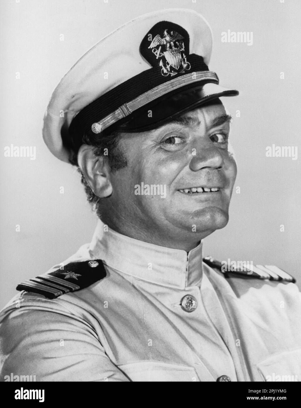 PR shot of Ernest Borgnine in TV show, McHales Navy Stock Photo - Alamy