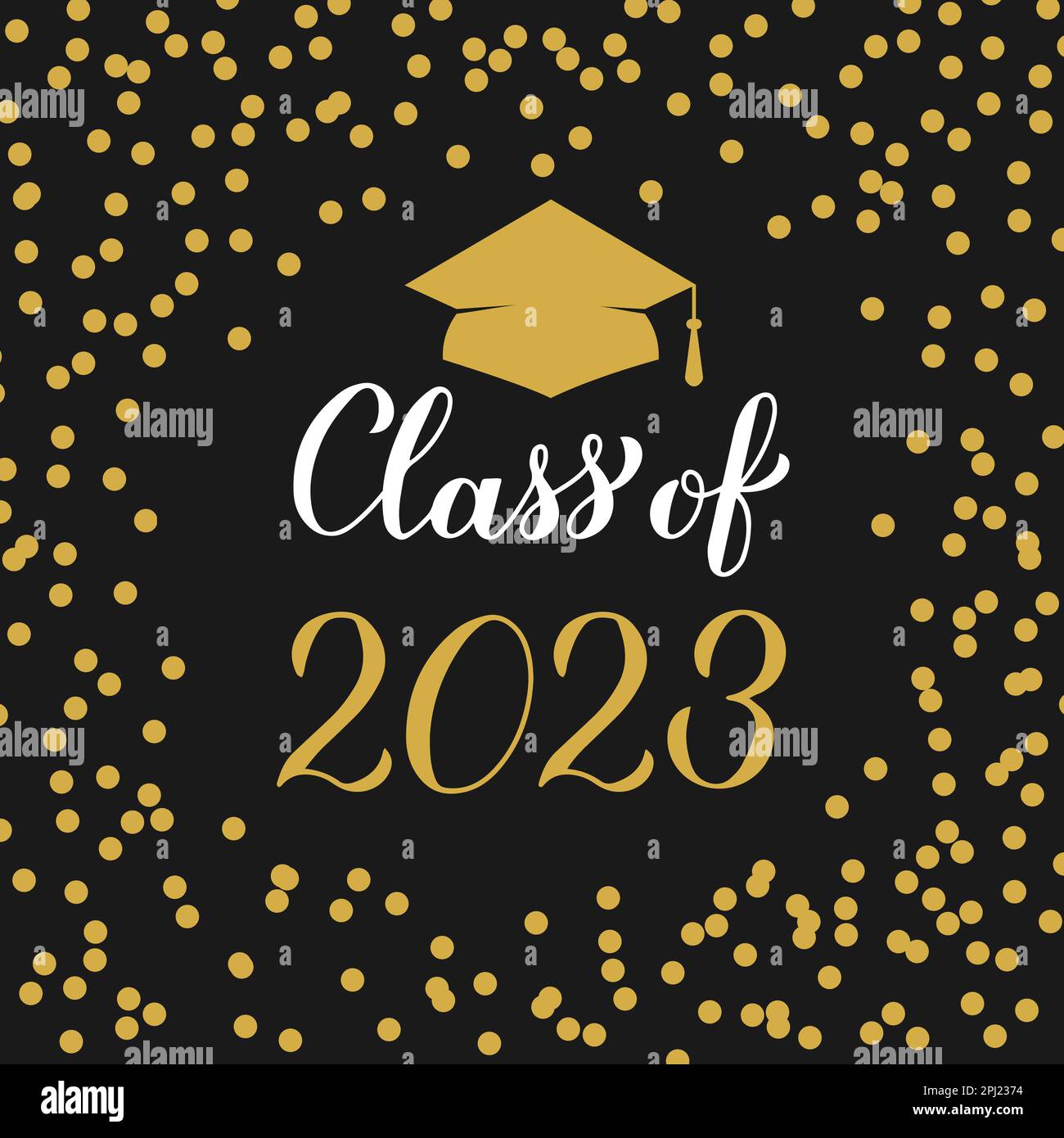 Graduation Background Template gold and black class of 2024 Stock Vector  Image & Art - Alamy