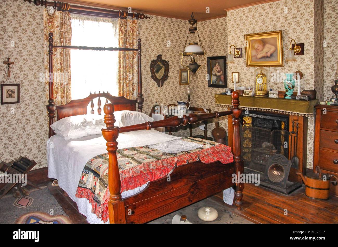 Main bedroom, Victorian House, Ferrymead Heritage Park, Ferrymead