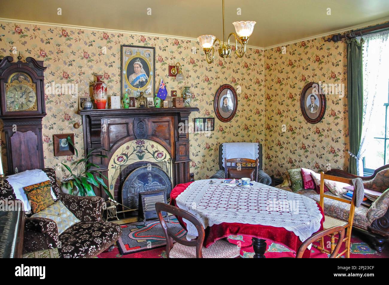 Living room, Victorian House, Ferrymead Heritage Park, Ferrymead