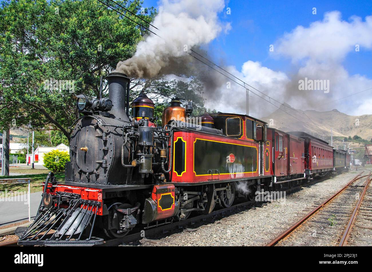 Steam train at Ferrymead Heritage Park, Ferrymead, Christchurch