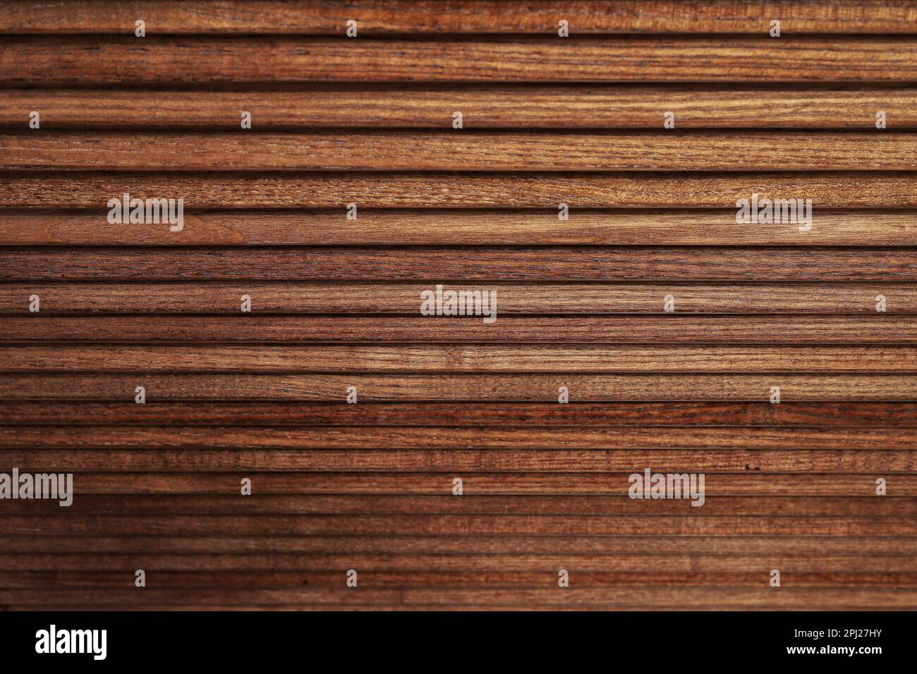 Dark horizontal wooden blinds close-up texture Stock Photo - Alamy, image size:1300x956