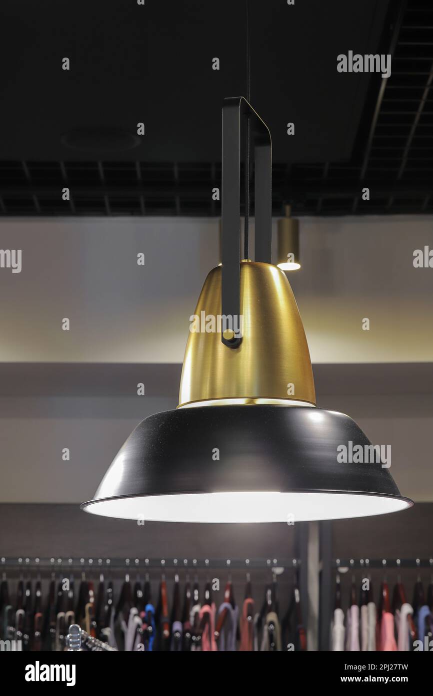 Interior hanging light hi-res stock photography and images - Alamy