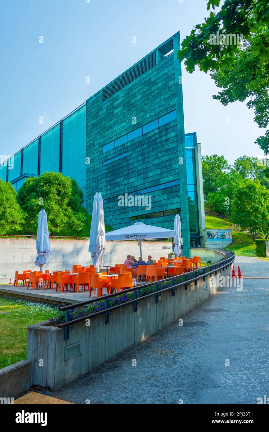 Tallinn, Estonia, June 29, 2022: KUMU art museum in Estonian capital Tallin. Stock Photo