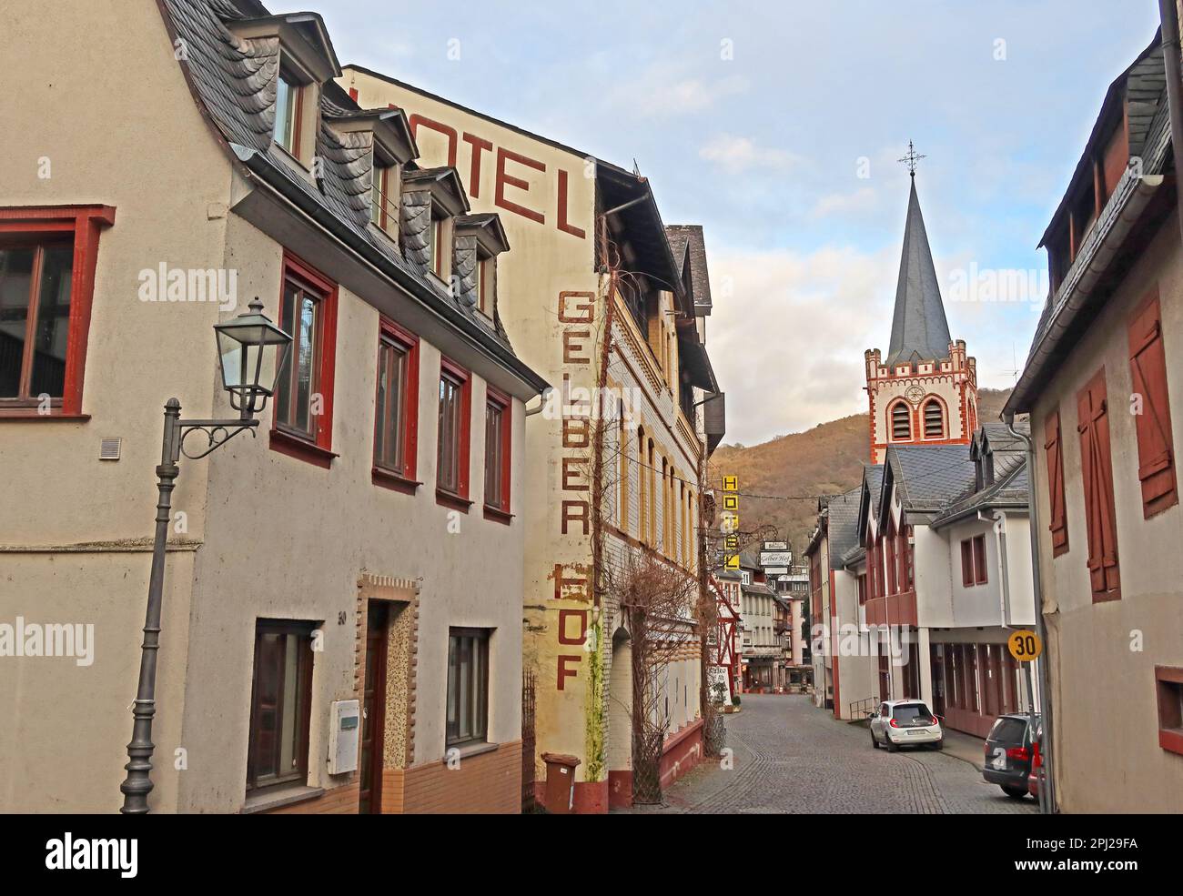 Blcherstrasse 26, 55422 , Bacharach (Bacharach am Rhein), ???,  Mainz-Bingen district, Germany Stock Photo