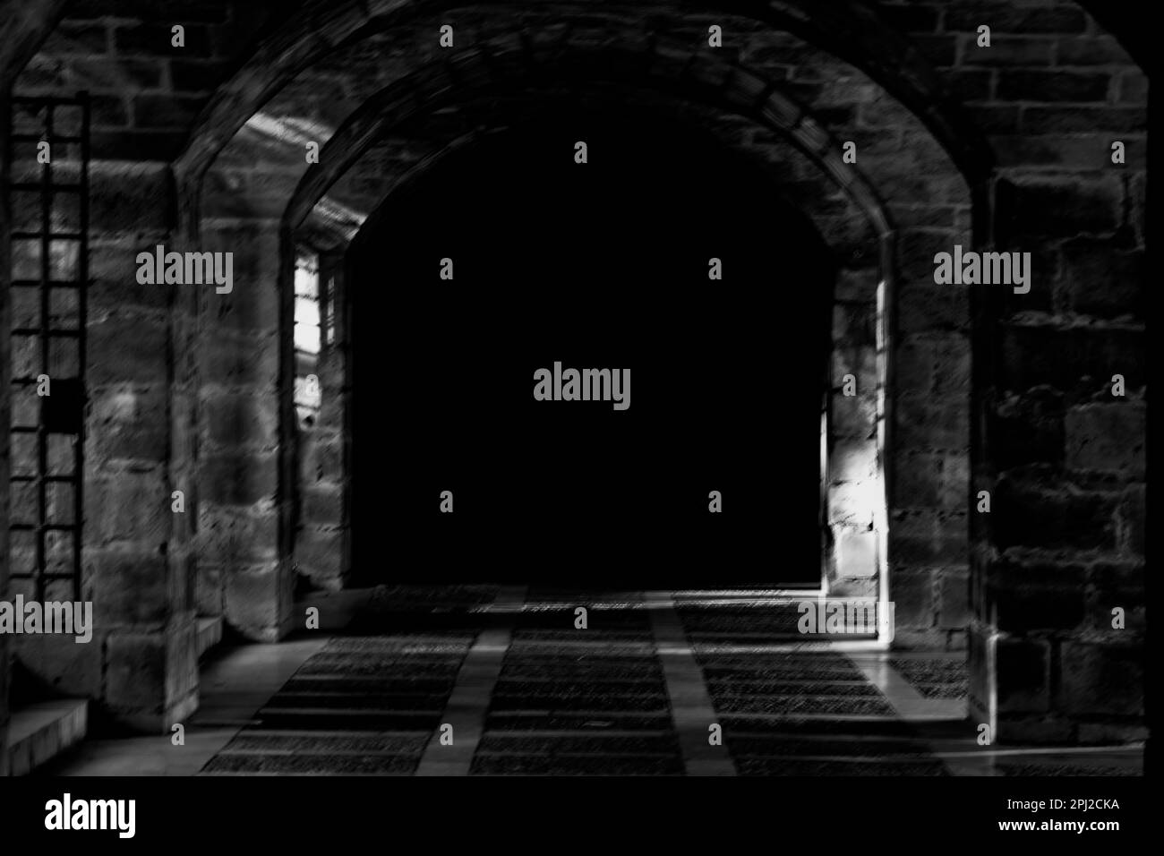 Arch old brick walls Black and White Stock Photos & Images - Alamy