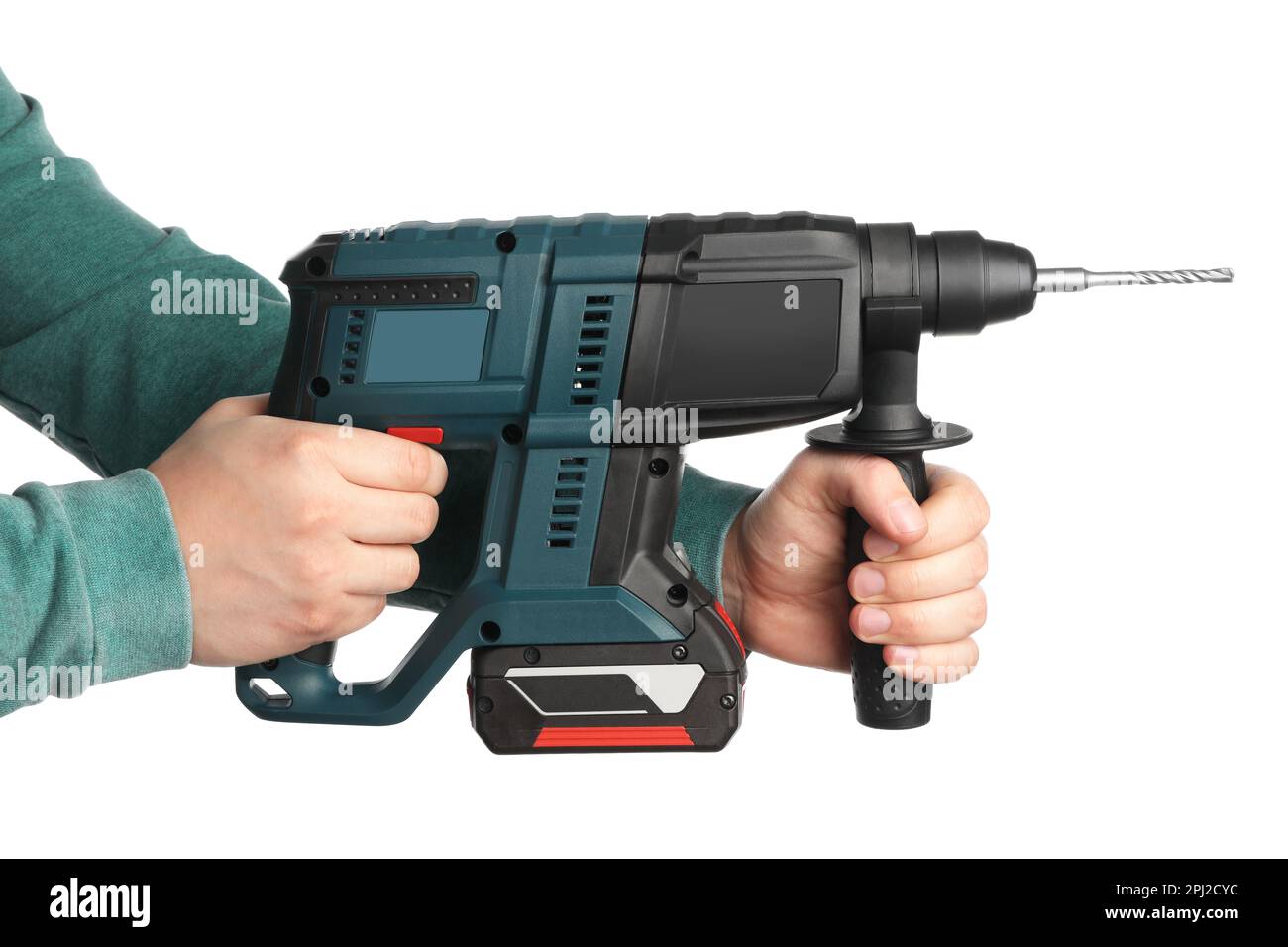 Mechanic using power tool Cut Out Stock Images & Pictures Alamy