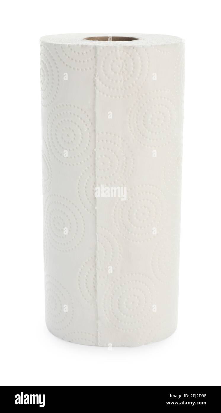Roll Of Paper Towels Isolated On White Stock Photo Alamy roll-of-paper-towels-isolated-on-white-stock-photo-alamy