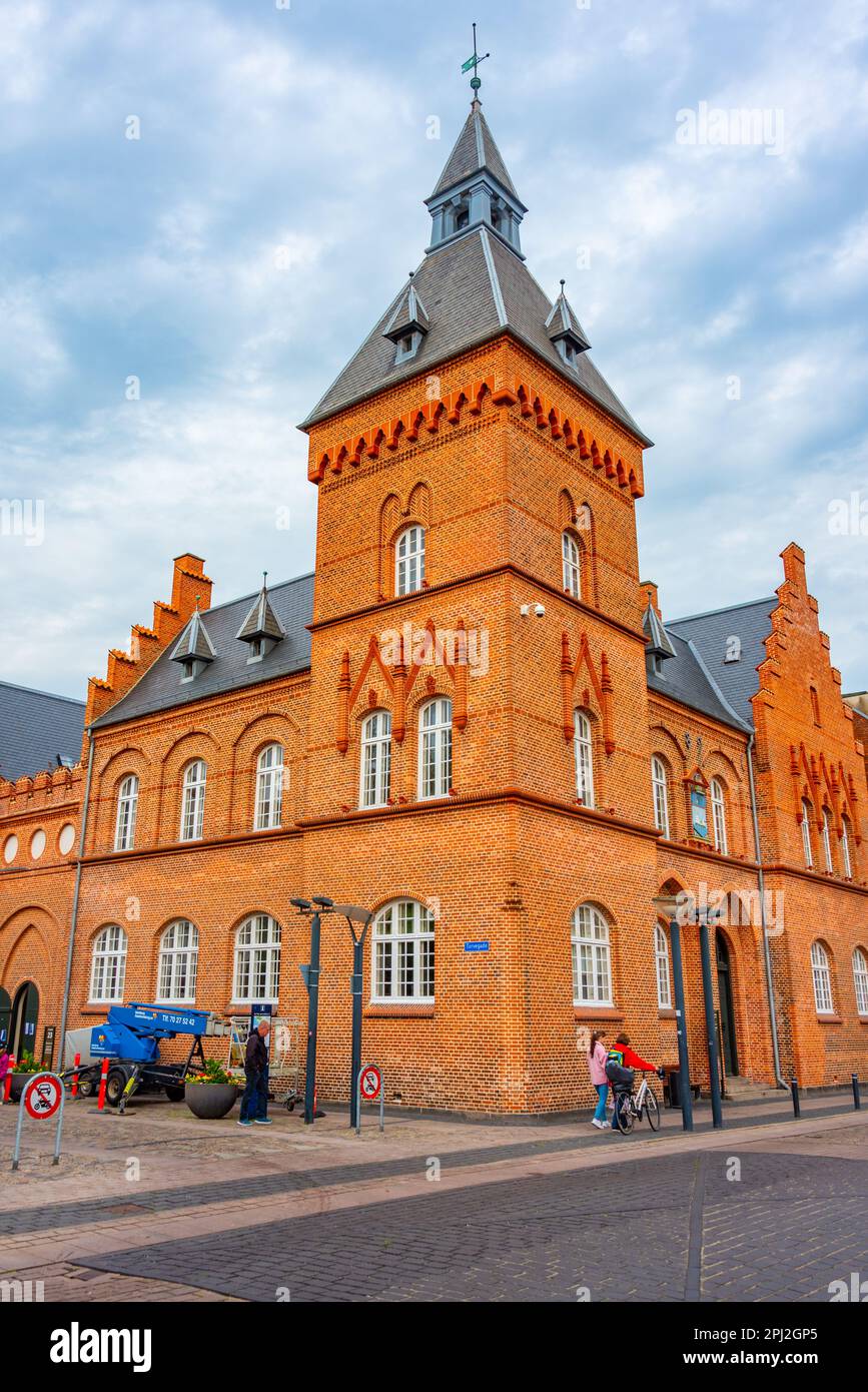 Esbjerg, Denmark, June 17, 2022 Old Courthouse and Jail in Esbjerg