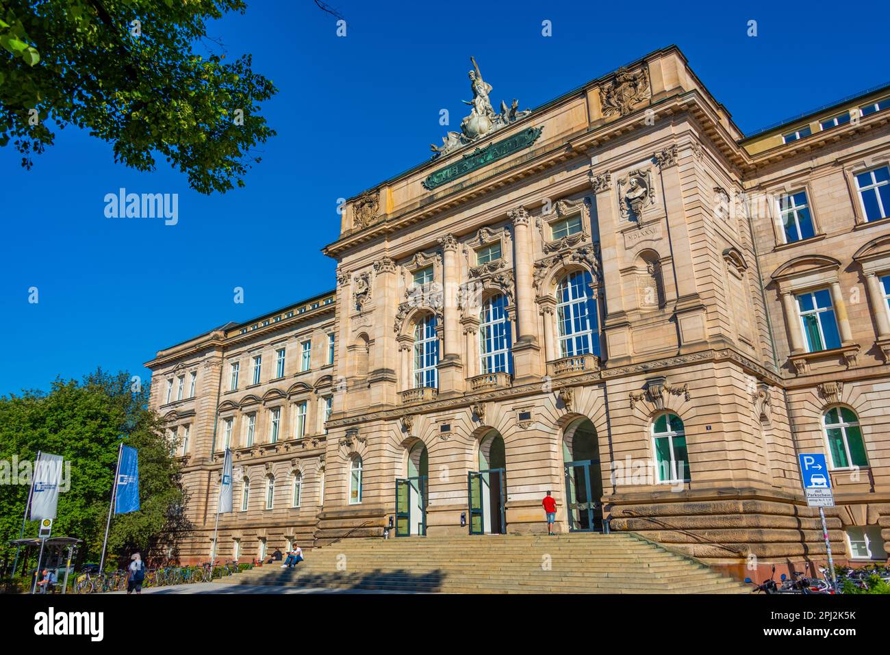 W rzburg Germany August 12 2022 Main Building Of The University Of w-rzburg-germany-august-12-2022-main-building-of-the-university-of