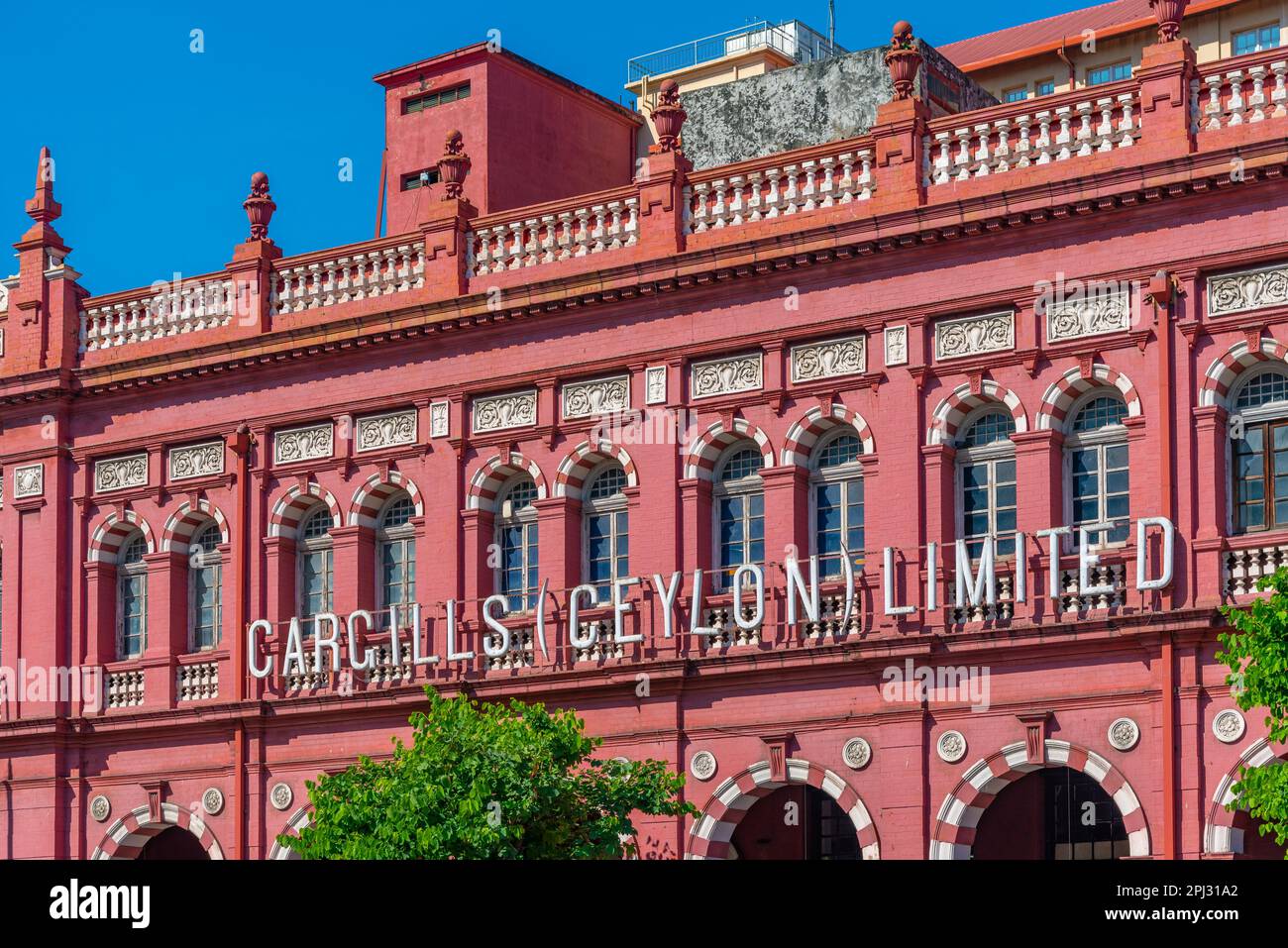 Colombo, Sri Lanka, January 18, 2022 Colonial building of Cargills