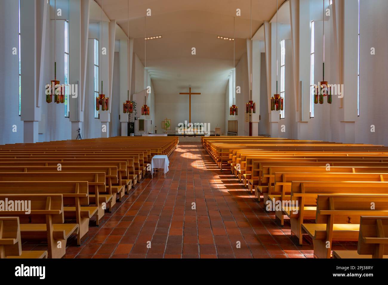 Seinäjoki , Finland, July 24, 2022: Interior of Lakeuden Risti Church in  Finnish town Seinäjoki Stock Photo - Alamy