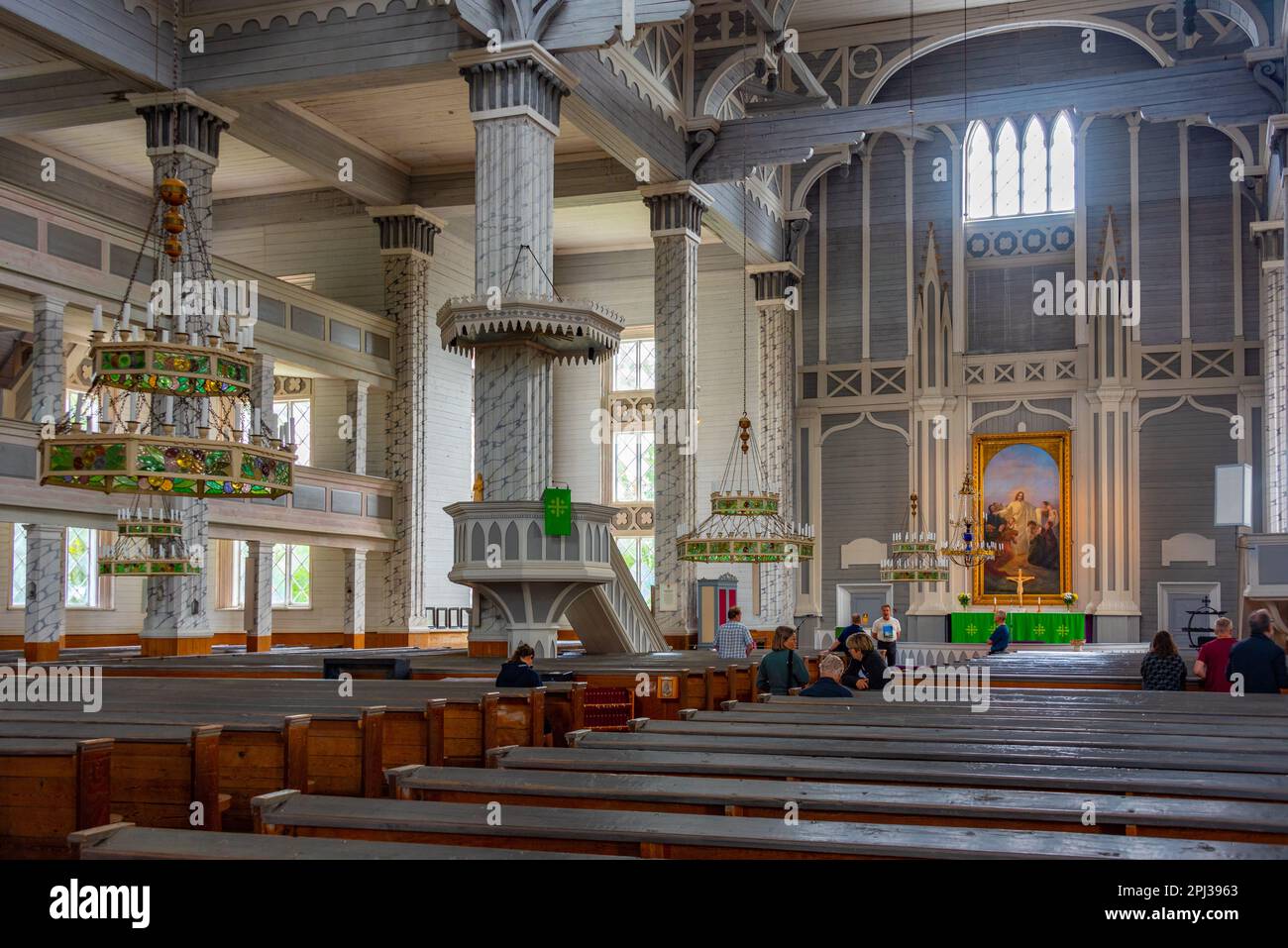 Finnish church building interior hi-res stock photography and images ...