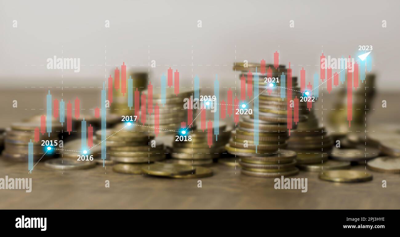 Coins stacked on each other, close up picture, financial aid concept ...