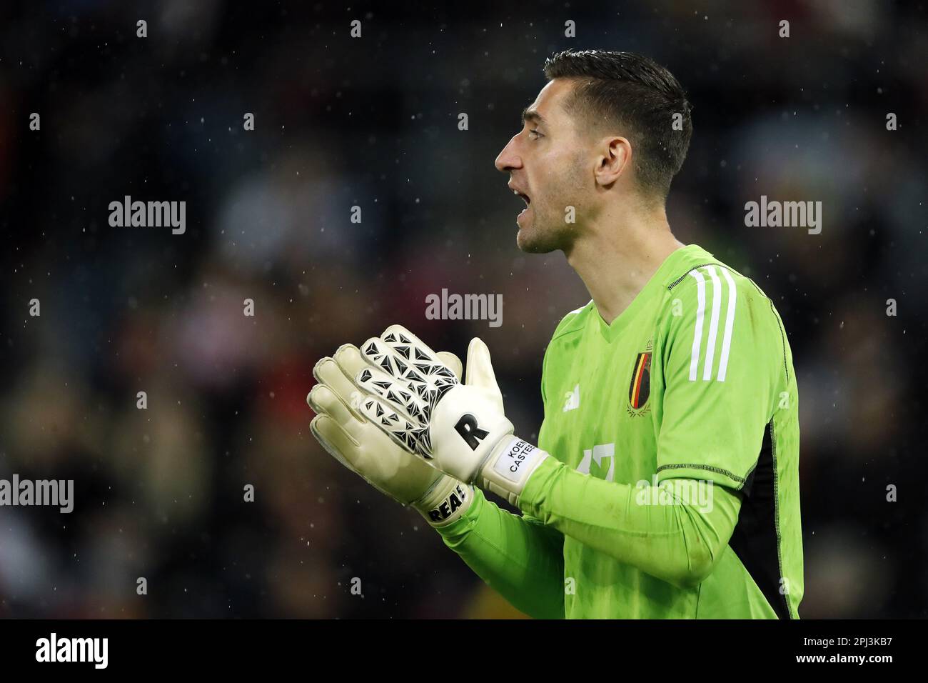 COLOGNE - Belgium goalkeeper Koen Casteels during the friendly match  between Germany and Belgium at Rheinenergie stadium on March 28, 2023 in  Cologne, Germany. AP | Dutch Height | BART STOUTJESDYK Stock Photo - Alamy