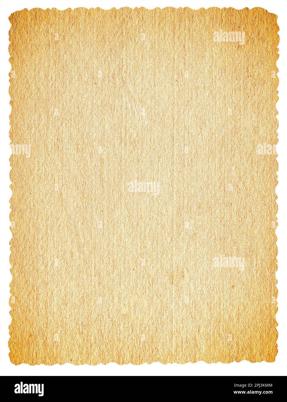 Texture of the Old and Vintage Paper Isolated on the White Background ...