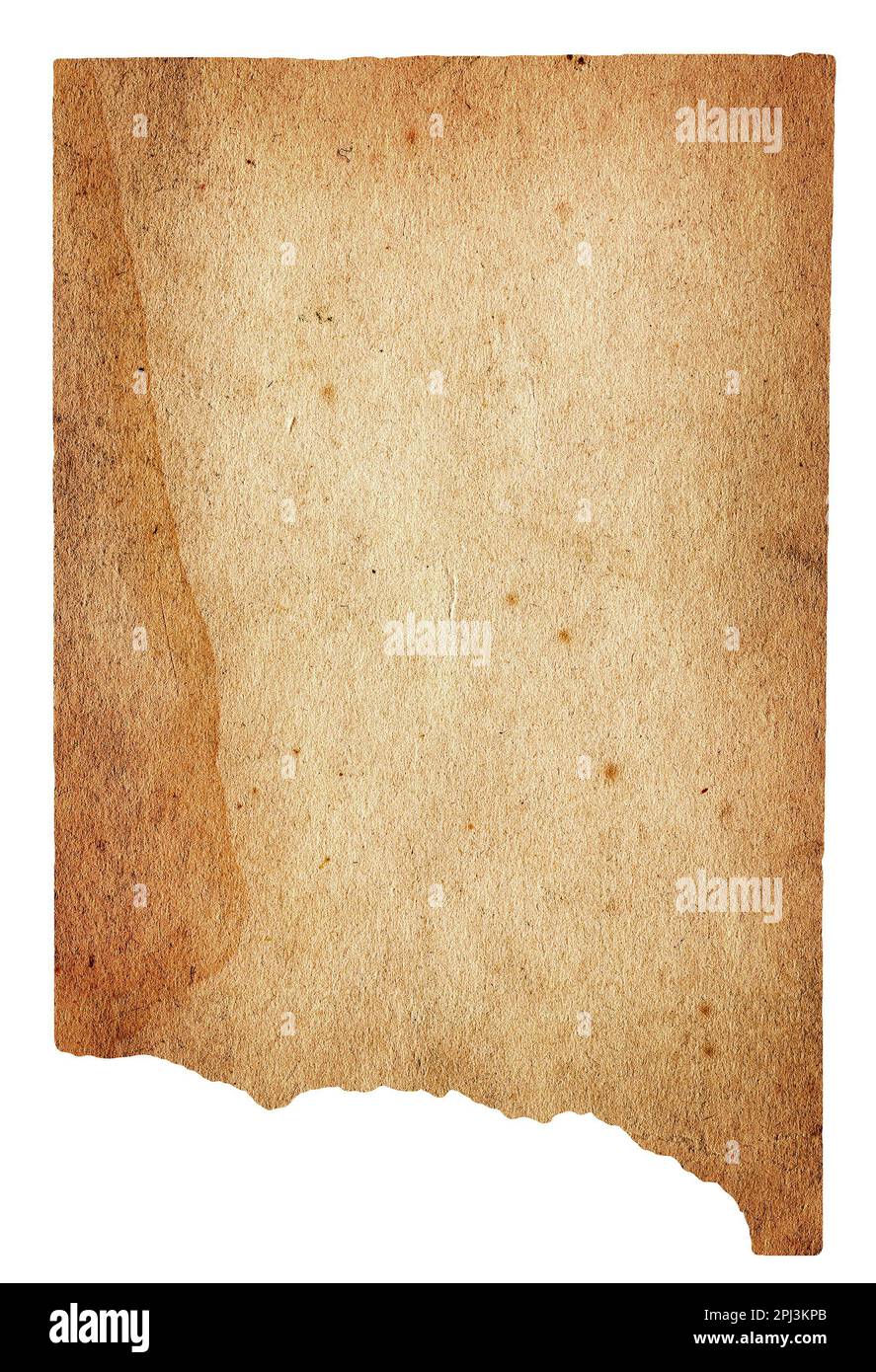 Texture of the Old and Vintage Paper Isolated on the White Background ...