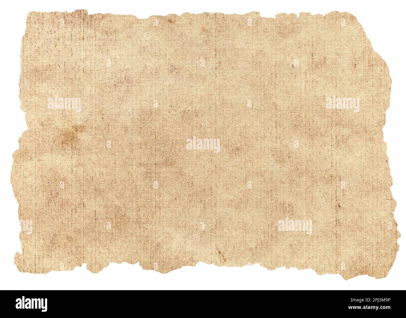 Old and Vintage Paper Isolated on the White Background Stock Photo - Alamy