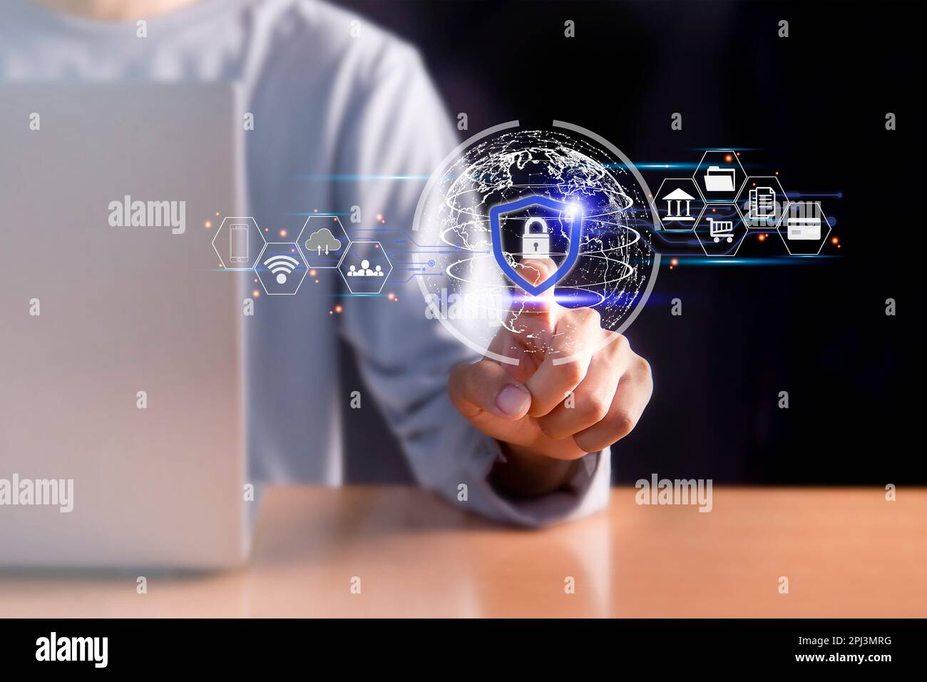 User authentication system with username and password cyber security ...