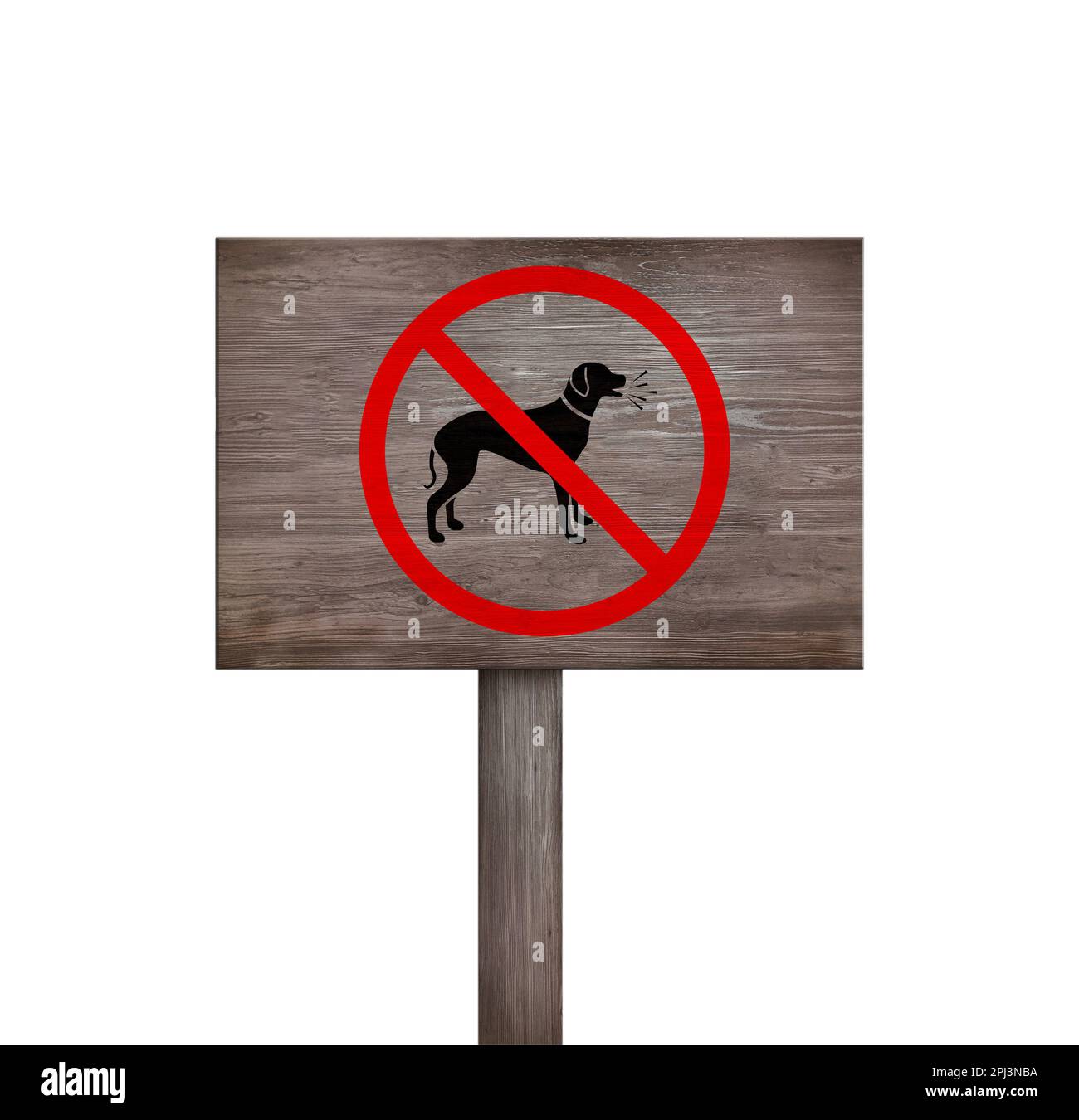 Wooden sIgn board NO EXCESSIVE BARKING PLEASE RESPECT OUR NEIGHBORS on
