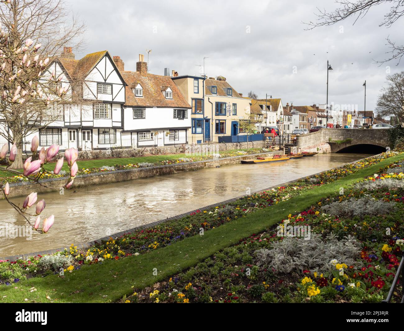 Bridge over the river Stour at Westgate, Canterbury Stock Photo Alamy