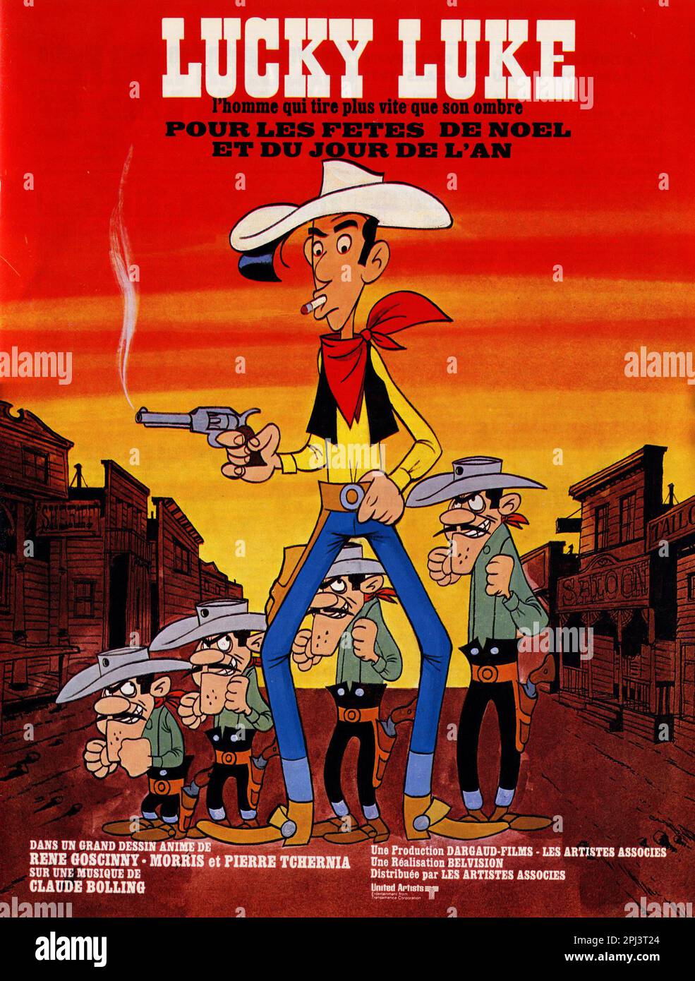 DAISY TOWN (1971), directed by RENE GOSCINNY. Credit BELVISION / Album