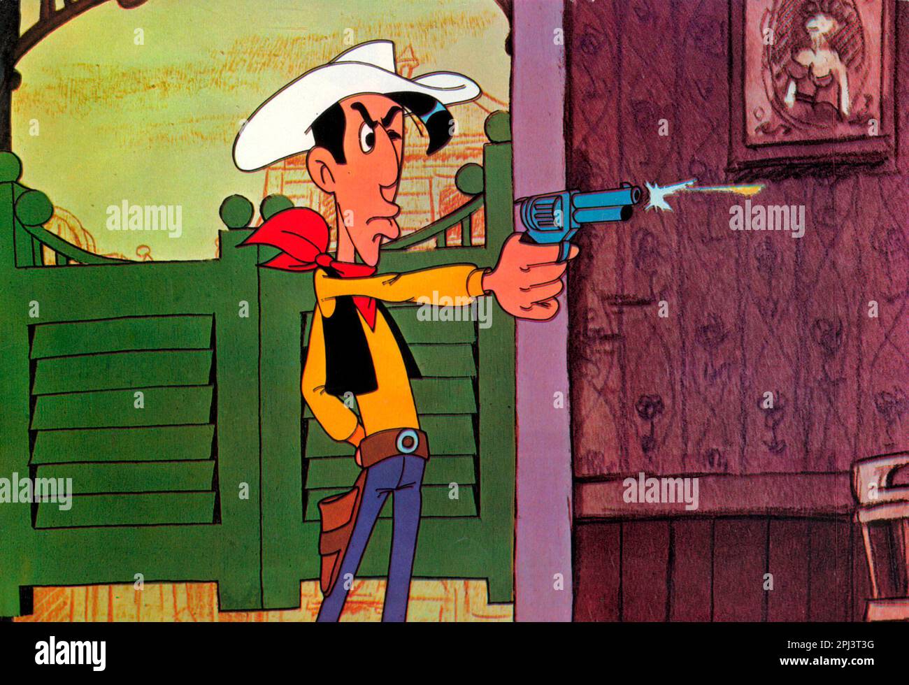 DAISY TOWN (1971), directed by RENE GOSCINNY. Credit BELVISION / Album