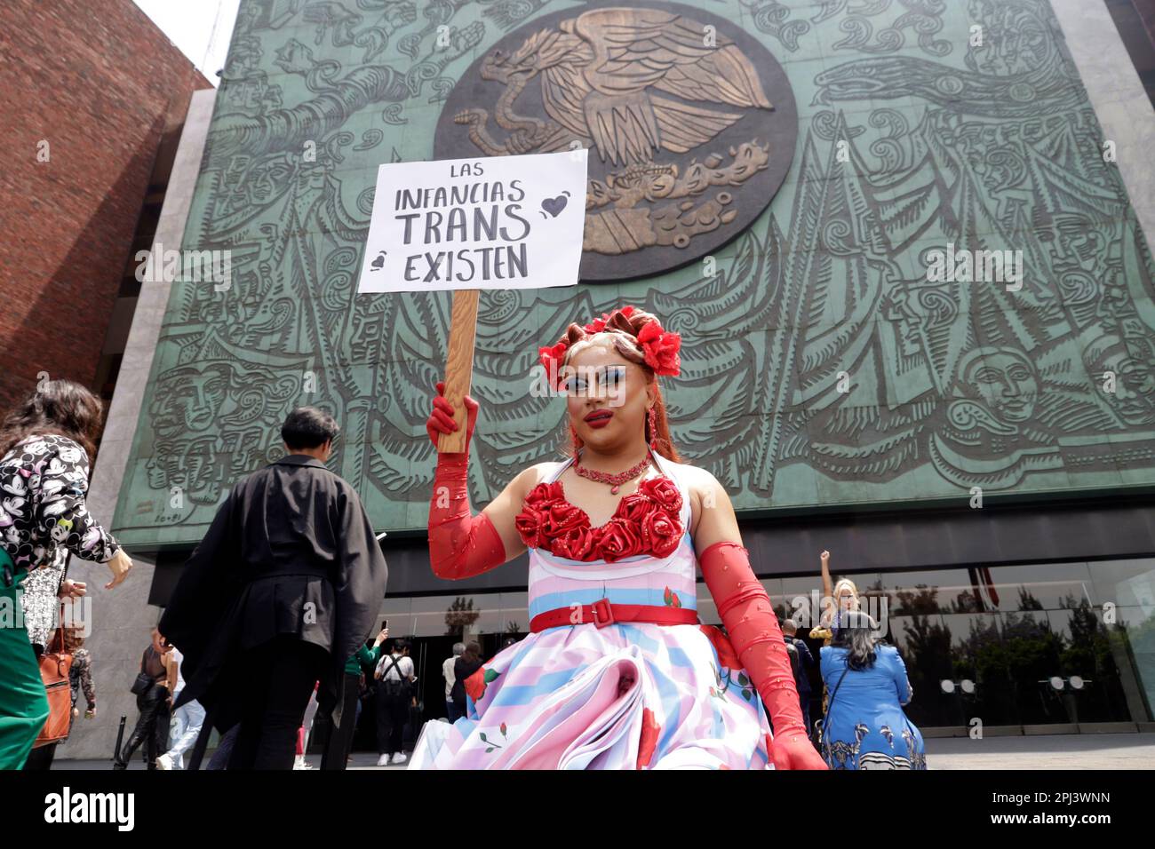 Mexico Trans Mexico City, Mexico. 30th Mar, 2023. A transgender person, within the ...