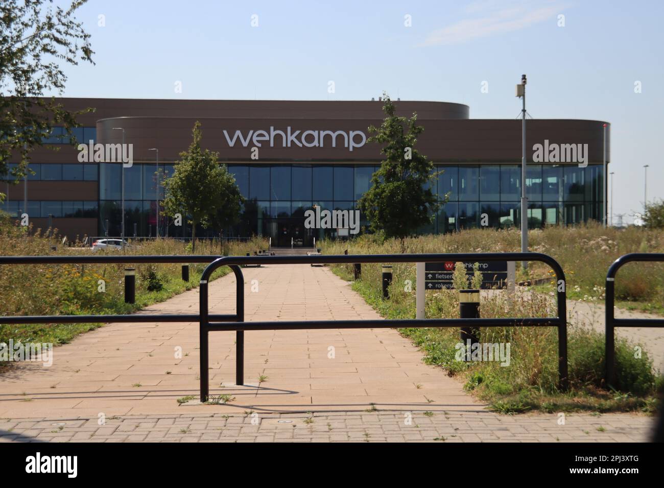 Warehouse and distribution center of online department store and mail order  company Wehkamp in Zwolle in Hessenpoort industrial area the Netherlands  Stock Photo - Alamy
