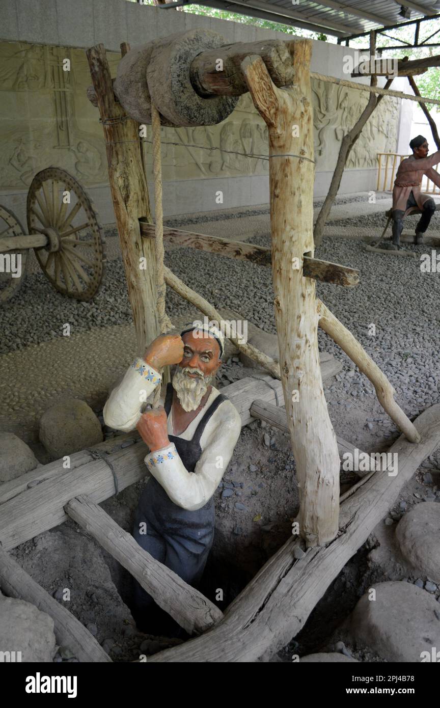 People's Republic of China, Xinjiang Province, Turpan the "Karez" irrigation system consists of