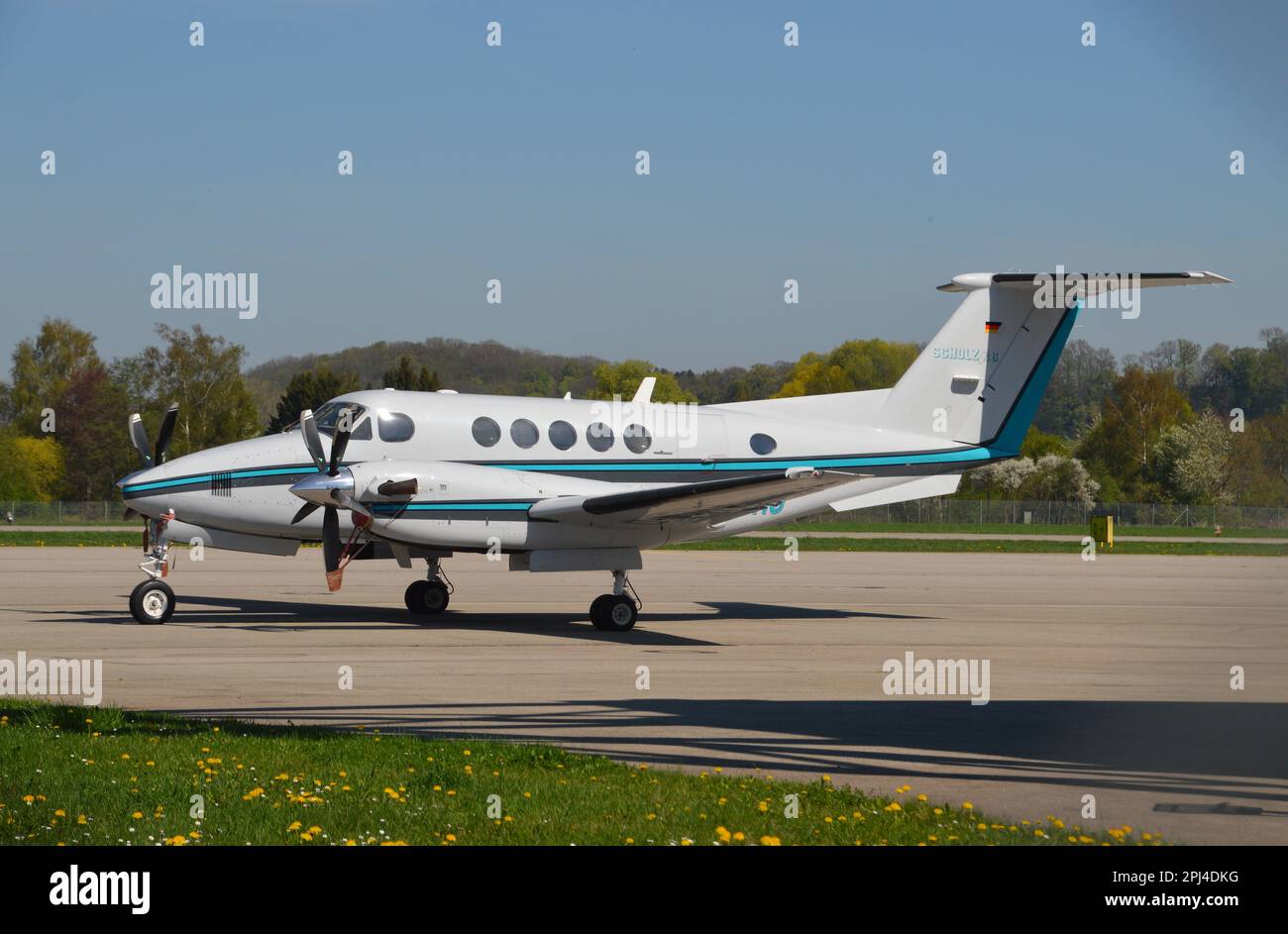 Germany, Bavaria, Augsburg: D-ICHG Beech B.200 Super King Air (c/n BB ...
