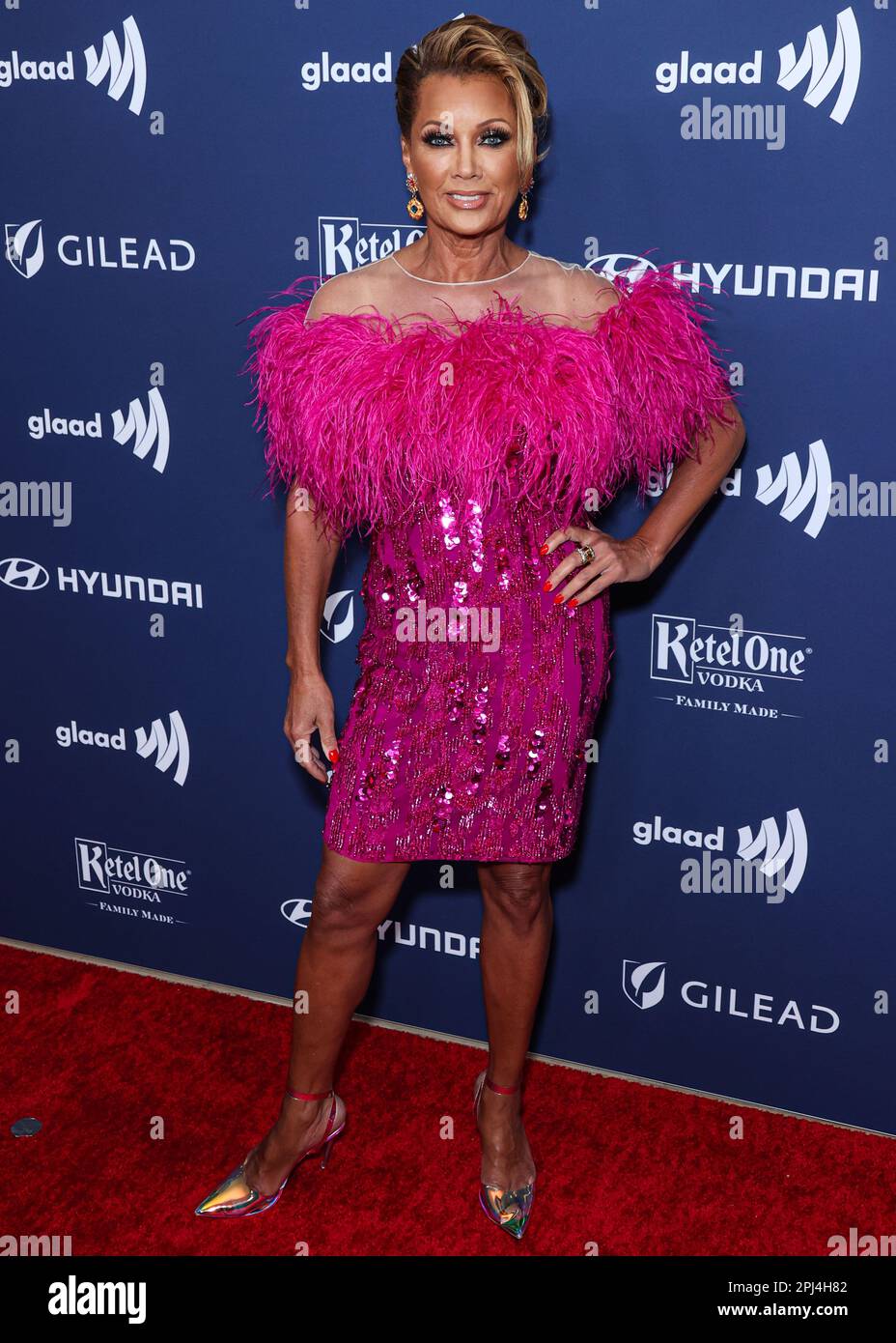 Beverly Hills, United States. 30th Mar, 2023. BEVERLY HILLS, LOS ANGELES, CALIFORNIA, USA - MARCH 30: American singer, actress and fashion designer Vanessa Williams arrives at the 34th Annual GLAAD Media Awards Los Angeles held at The Beverly Hilton Hotel on March 30, 2023 in Beverly Hills, Los Angeles, California, United States. (Photo by Xavier Collin/Image Press Agency) Credit: Image Press Agency/Alamy Live News Stock Photo