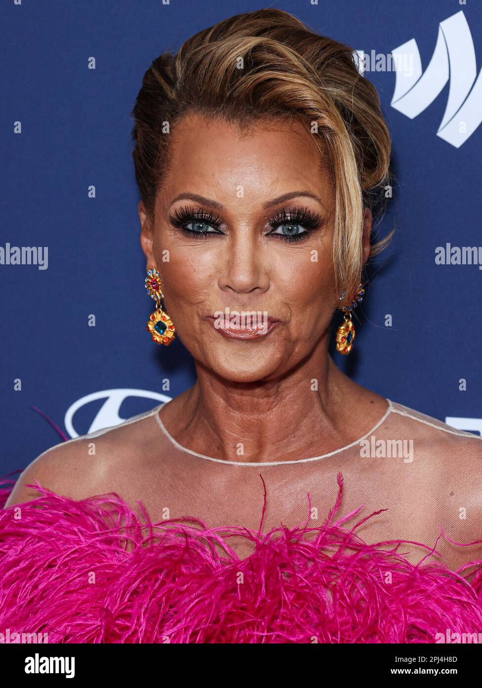 Beverly Hills, United States. 30th Mar, 2023. BEVERLY HILLS, LOS ANGELES, CALIFORNIA, USA - MARCH 30: American singer, actress and fashion designer Vanessa Williams arrives at the 34th Annual GLAAD Media Awards Los Angeles held at The Beverly Hilton Hotel on March 30, 2023 in Beverly Hills, Los Angeles, California, United States. (Photo by Xavier Collin/Image Press Agency) Credit: Image Press Agency/Alamy Live News Stock Photo