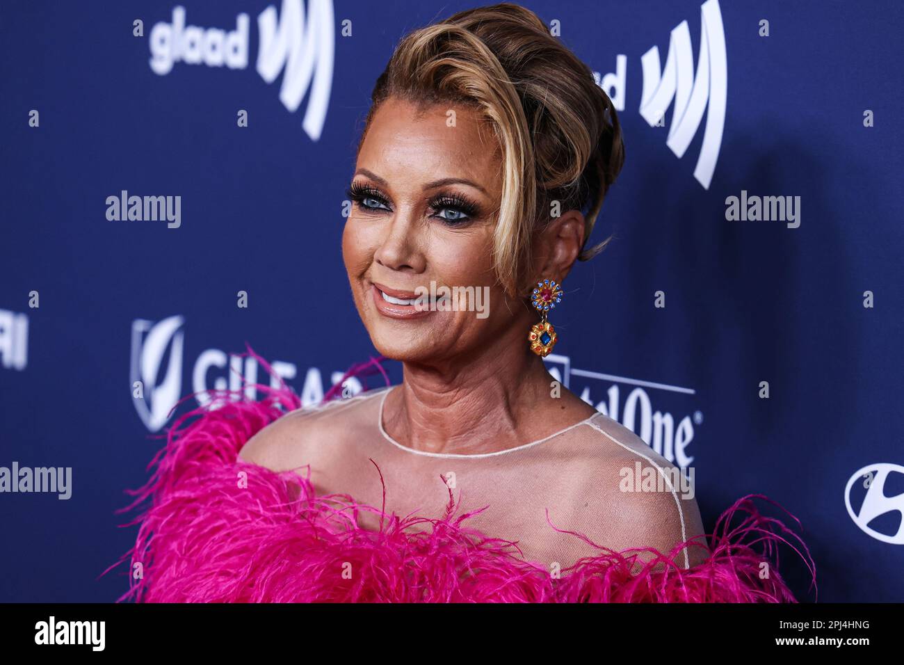 Beverly Hills, United States. 30th Mar, 2023. BEVERLY HILLS, LOS ANGELES, CALIFORNIA, USA - MARCH 30: American singer, actress and fashion designer Vanessa Williams arrives at the 34th Annual GLAAD Media Awards Los Angeles held at The Beverly Hilton Hotel on March 30, 2023 in Beverly Hills, Los Angeles, California, United States. (Photo by Xavier Collin/Image Press Agency) Credit: Image Press Agency/Alamy Live News Stock Photo
