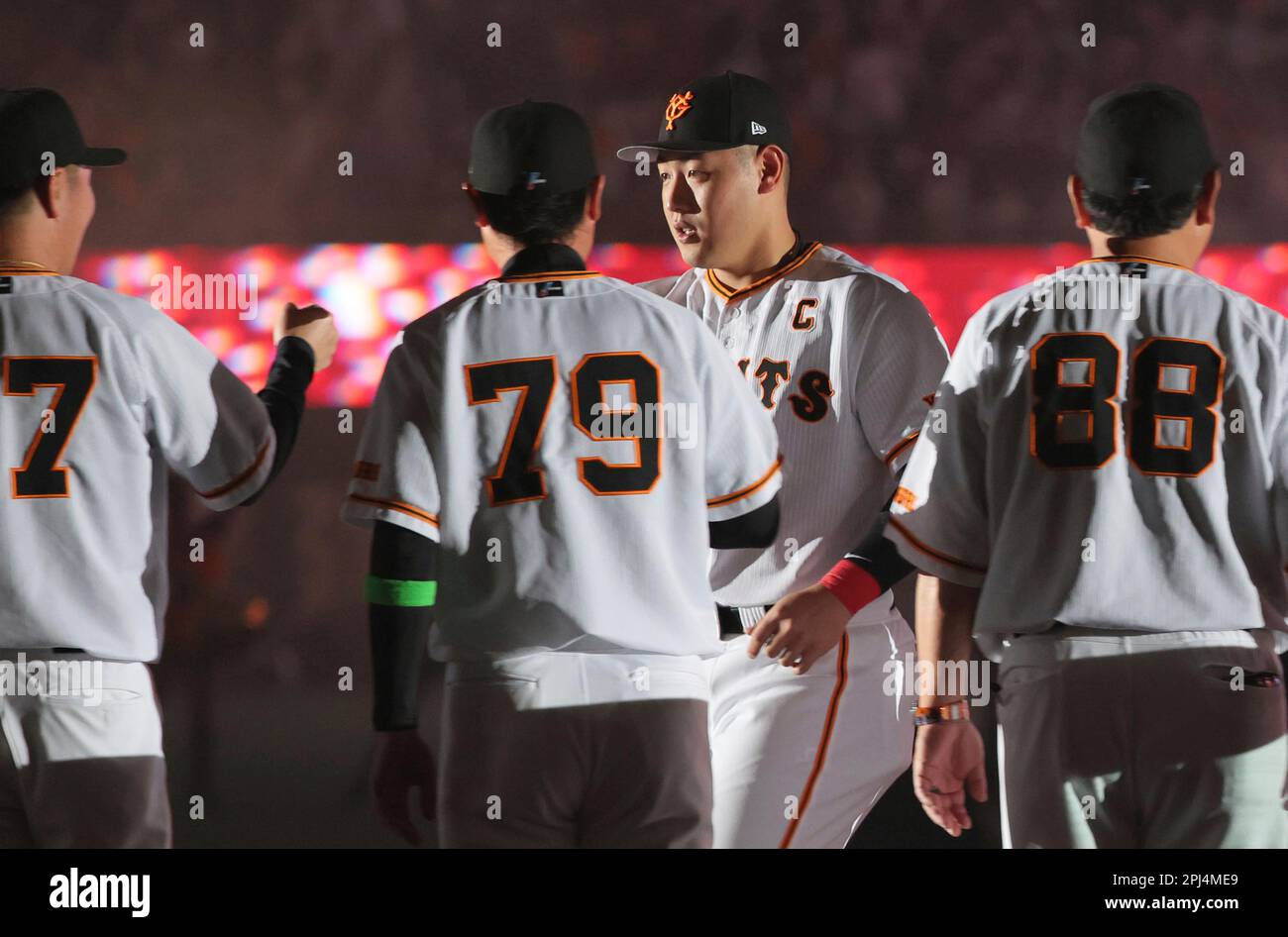 Yomiuri Giants: number of players by position 2023