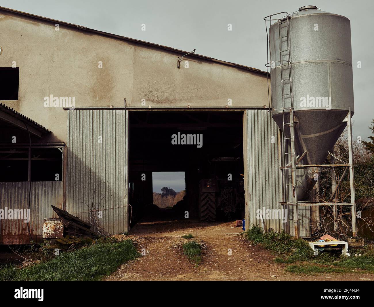 Farm in Galicia Stock Photo Alamy