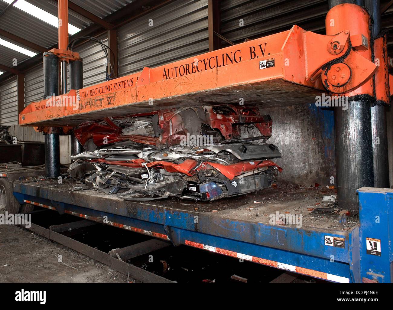 Car crusher hi-res stock photography and images - Alamy