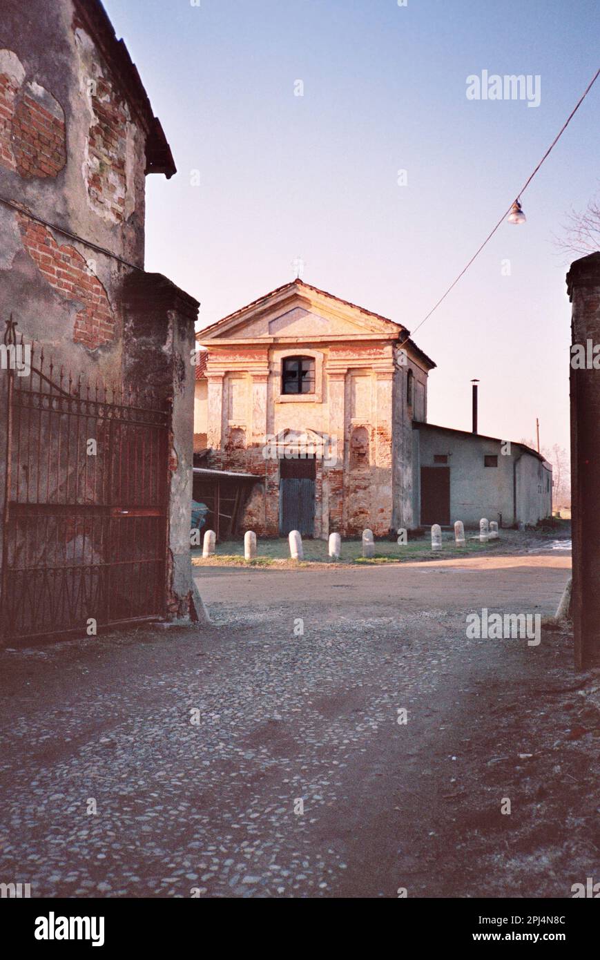Bascapè - Località Villarzino (anni 80) Stock Photo