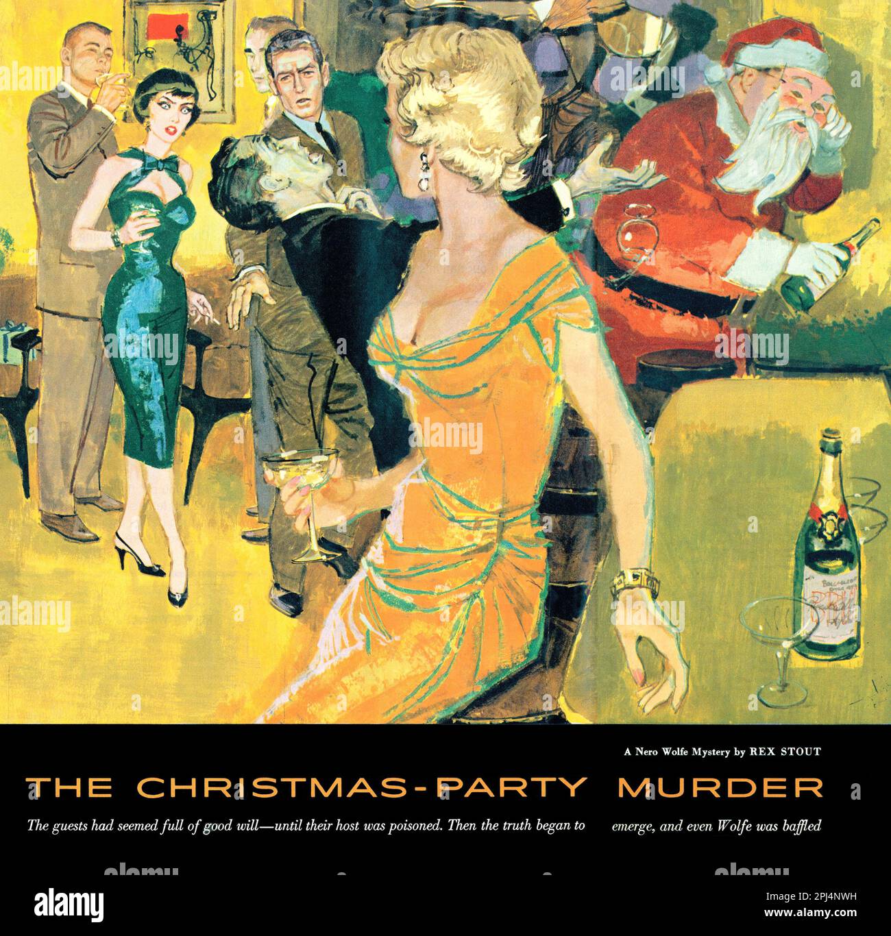 The Christmas Party Murder - A Nero Wolfe Mystery - Rex Stout Stock Photo