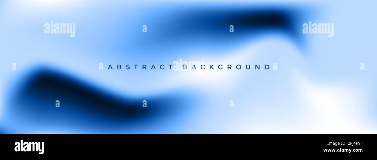 Abstract light blue liquid holographic gradient background. Vector illustration Stock Vector