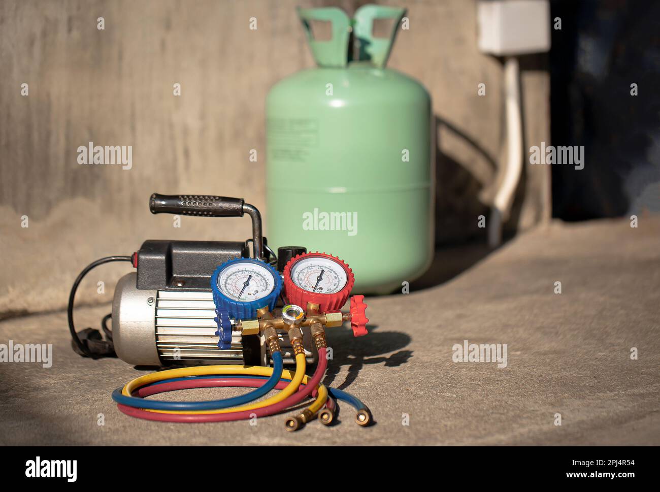 Tools for air conditioning repair and maintenance Stock Photo Alamy