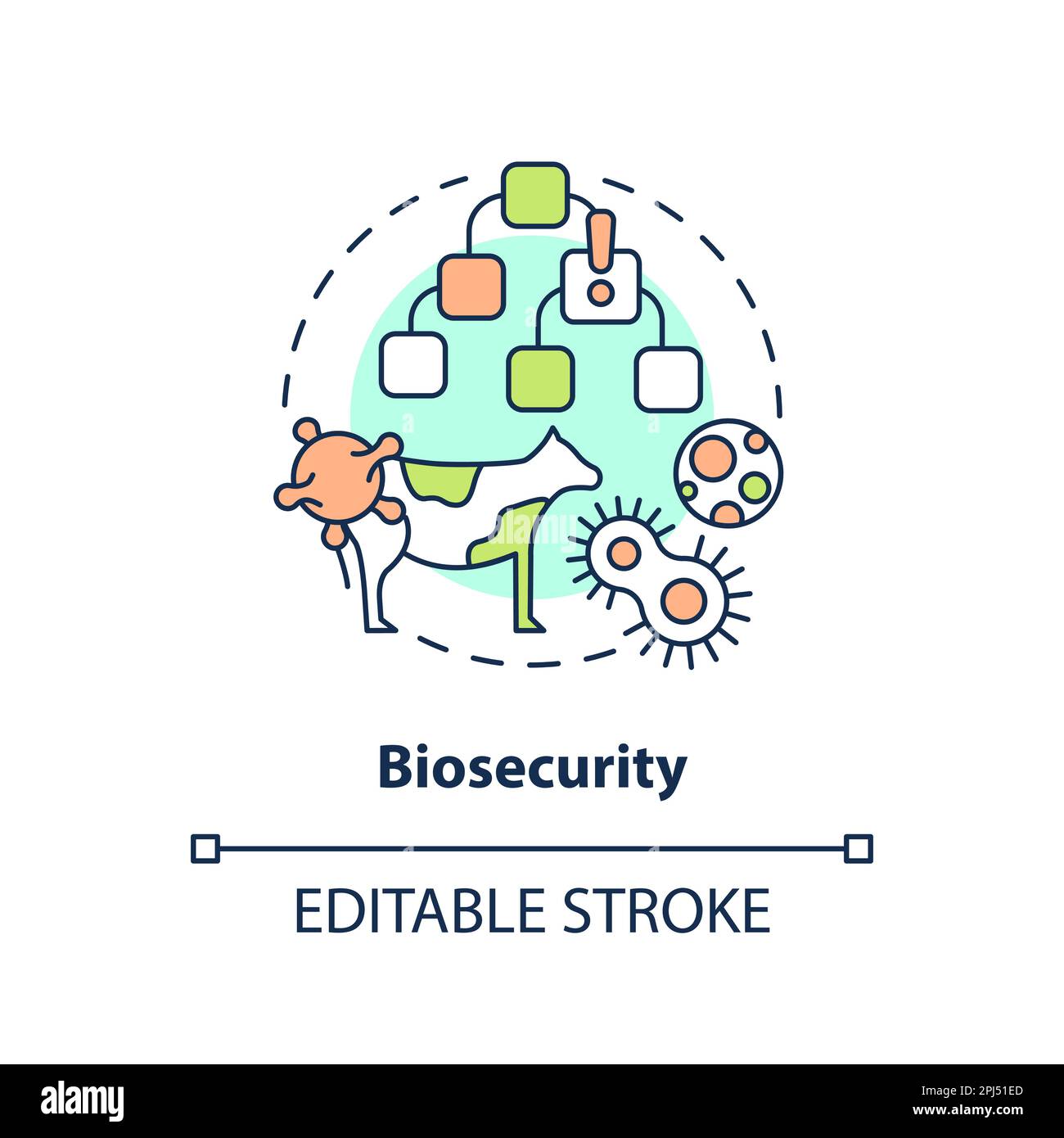 Biosecurity concept icon Stock Vector Image & Art - Alamy