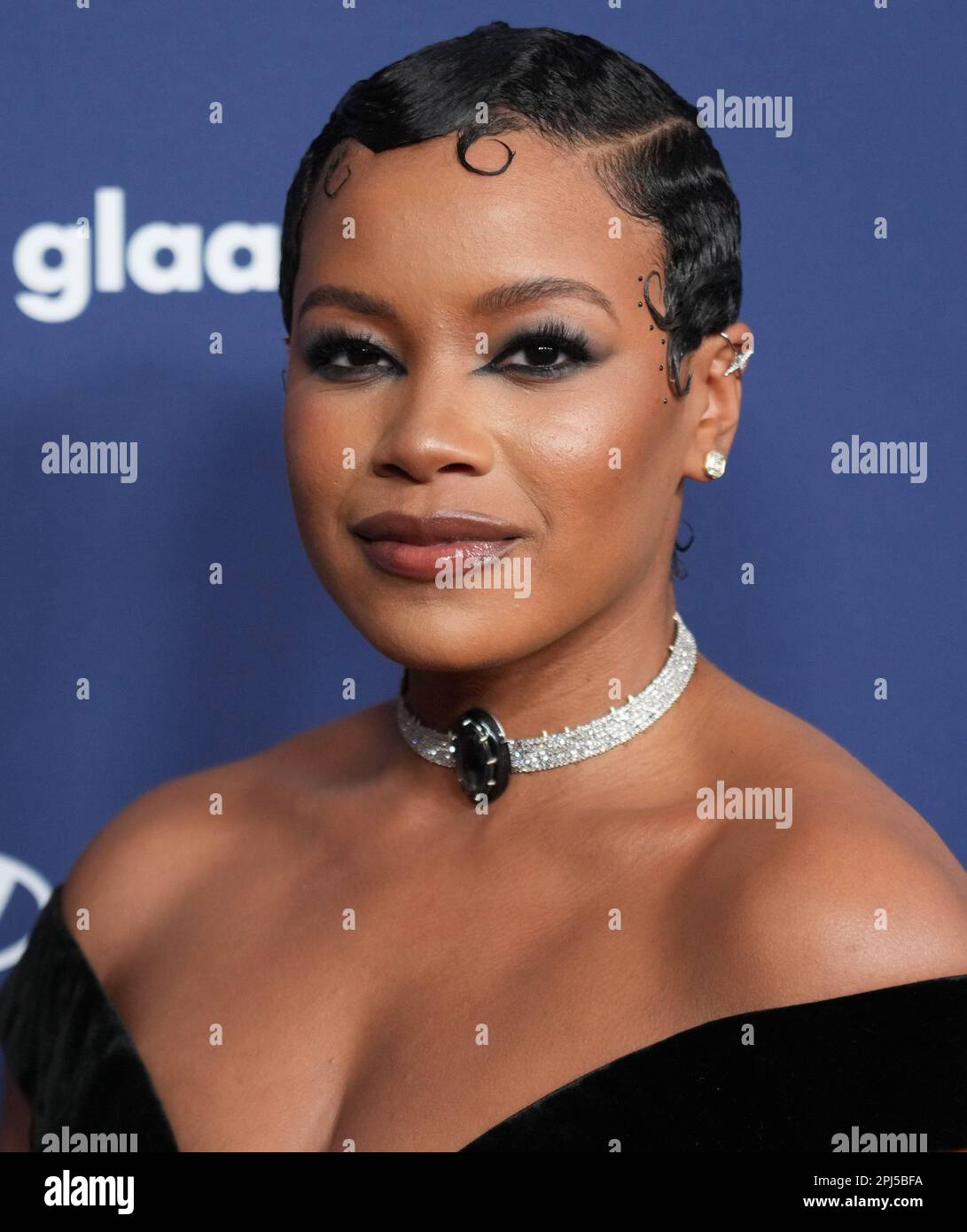 Chante Adams arrives at the 34th Annual GLAAD Media Awards held at the