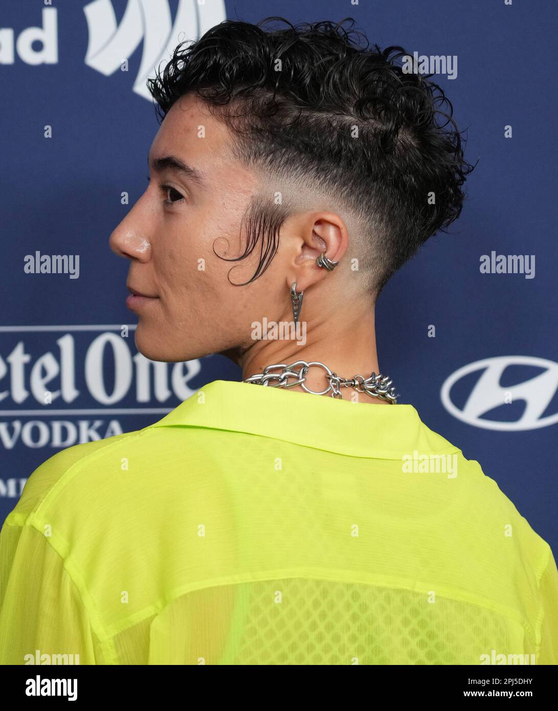 Vico Ortiz Arrives At The 34th Annual GLAAD Media Awards Held At The ...