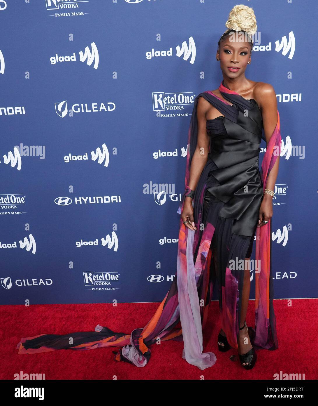 Angelica Ross arrives at the 34th Annual GLAAD Media Awards held at the ...