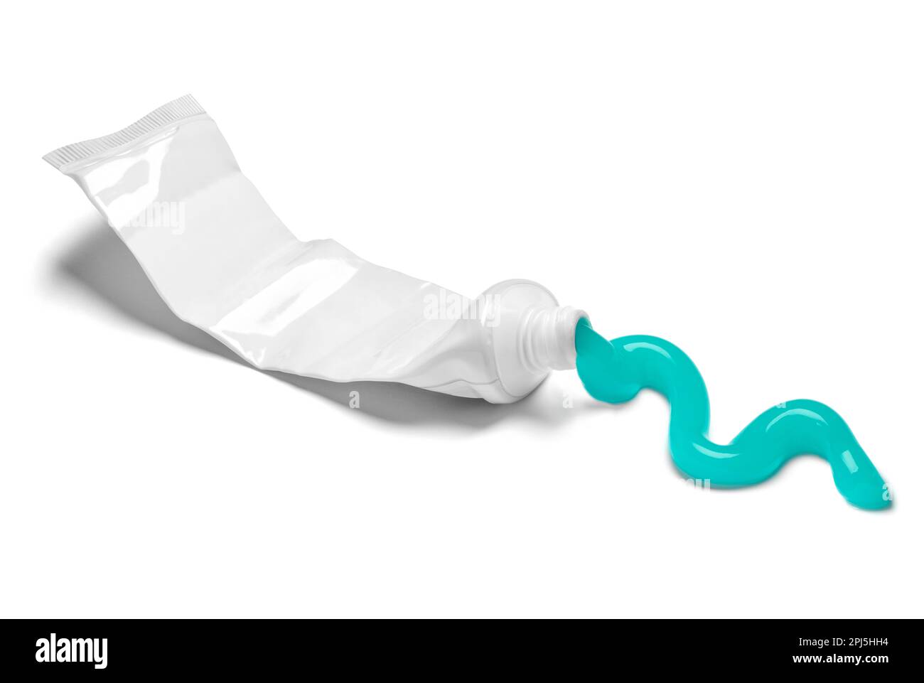 toothpaste white tube hygiene used empty Stock Photo Alamy