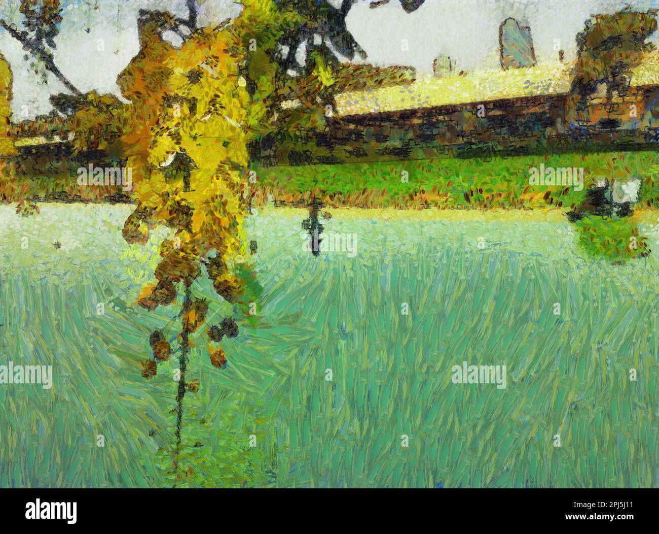 This handpainted artwork perfect for adding a touch of adventure to